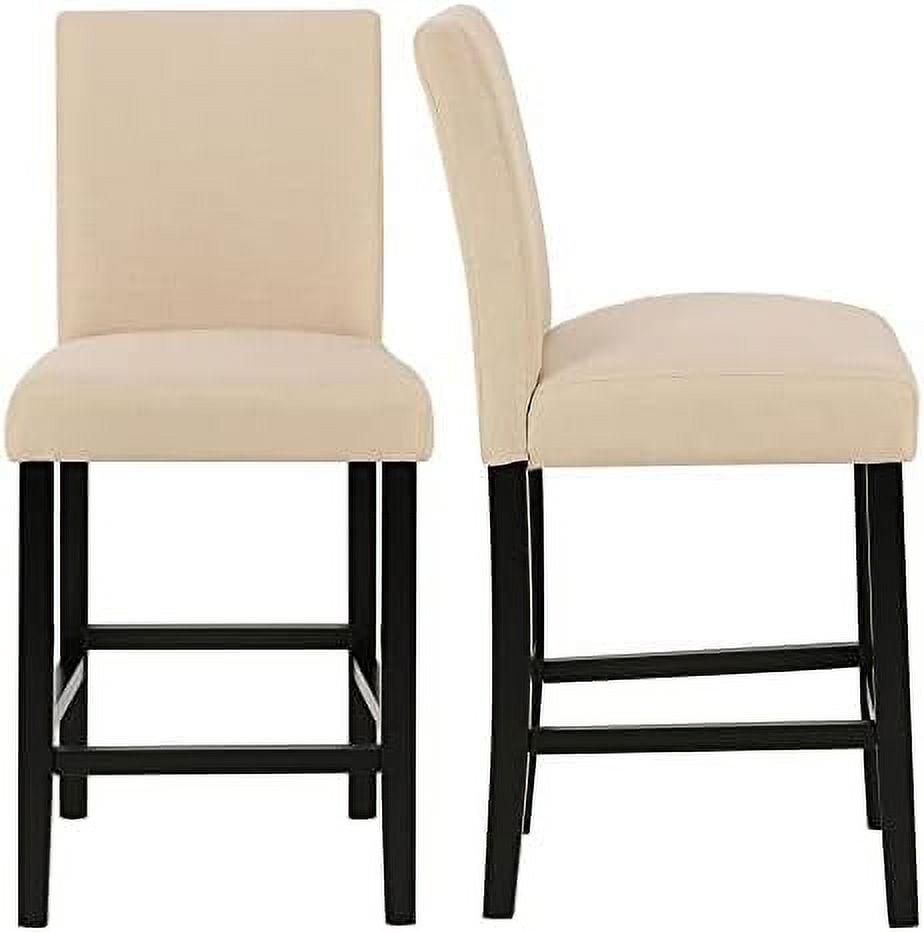 HBBOOMLIFE Classic 24 Inches Counter Height Stools Upholstered Stools