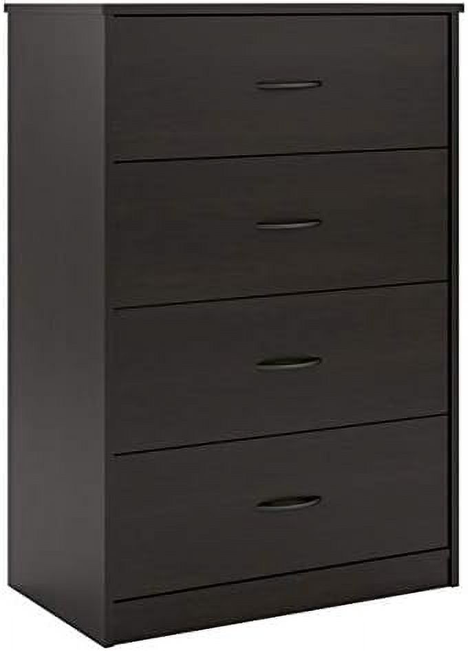 HBBOOMLIFE Classic 4 Drawer Dresser (Espresso)