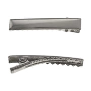 HBC 1.75 Inch Hair Clips Flat Alligator Clips with Teeth - 24 Pack