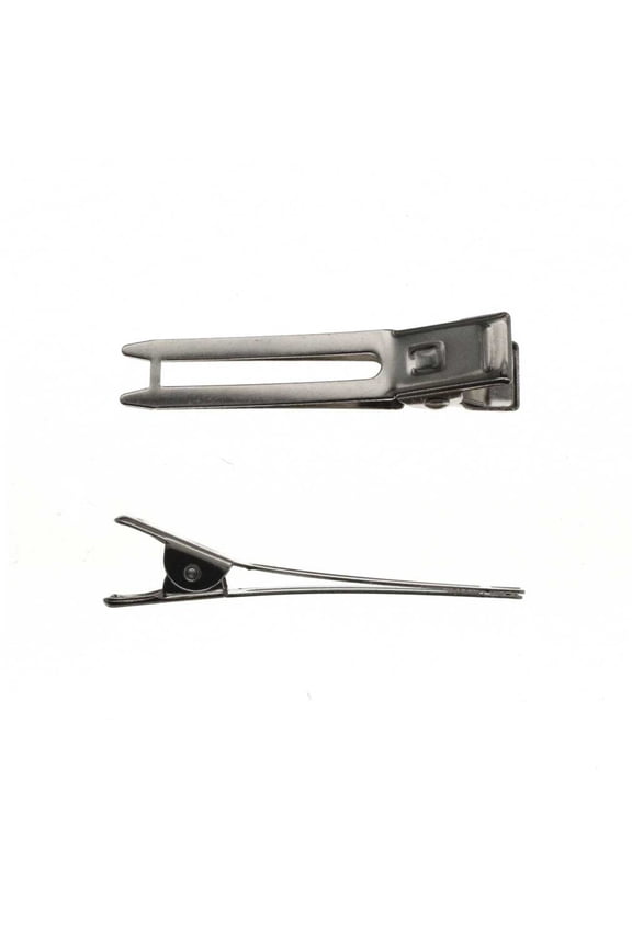 HBC 1.9 Inch Hair Clip Double Prong Alligator Clips - 24 Pack