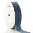 thumbnail image 1 of 1" Velvet Ribbon 338 Antique Blue 5 Yard, 1 of 2