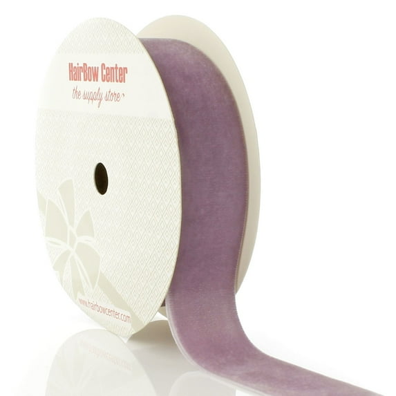 HBC 1" Velvet Ribbon 434 Dusty Lilac - 25 Yards
