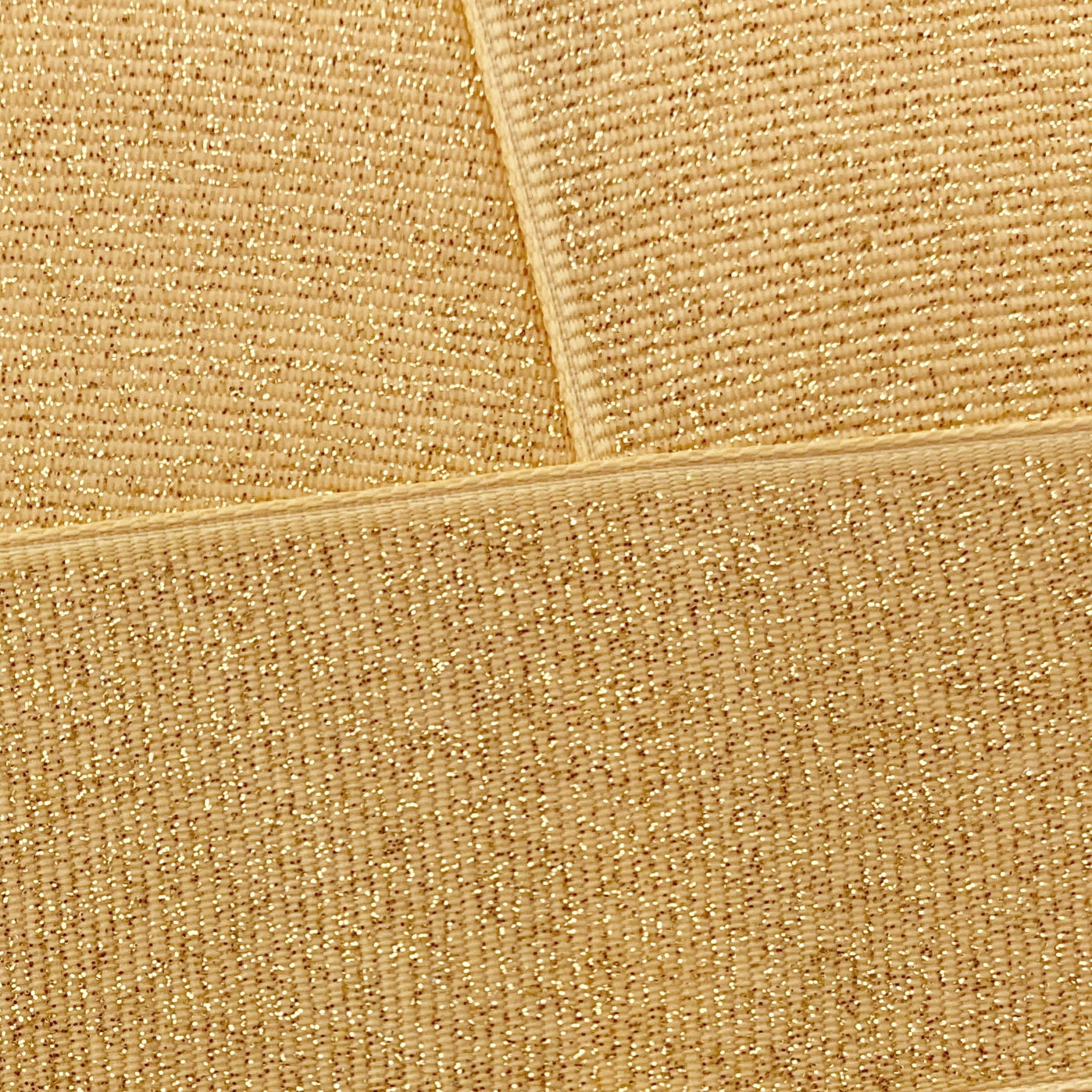 HBC 2.25" Dazzle Grosgrain Glitter Ribbon 675 Old Gold 100 Yards