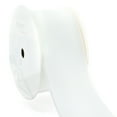 thumbnail image 1 of HBC 2" Velvet Ribbon 029 White - 25 Yards, 1 of 2