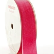 HAIRBOW CENTER HBC 3/8" Velvet Ribbon 175 Shocking Pink 5 Yard