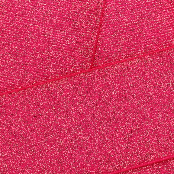 HBC 3 Inch Shocking Pink Dazzle Glitter Ribbon Grosgrain for Cheer and Dance Team Hair-Bows 5 Yards