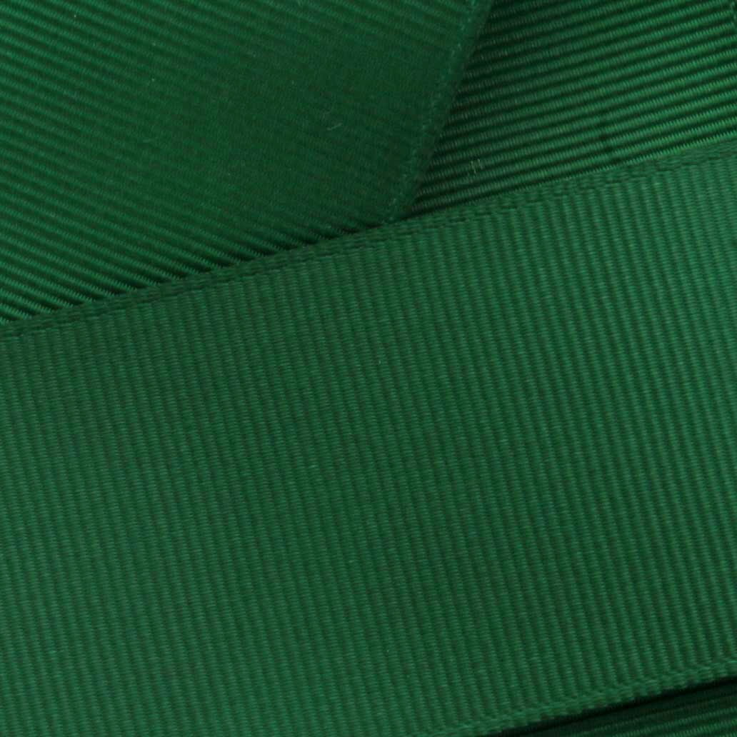 HBC 5/8"Grosgrain Ribbon Solid Forest Green 100 Yard Reel (16mm)