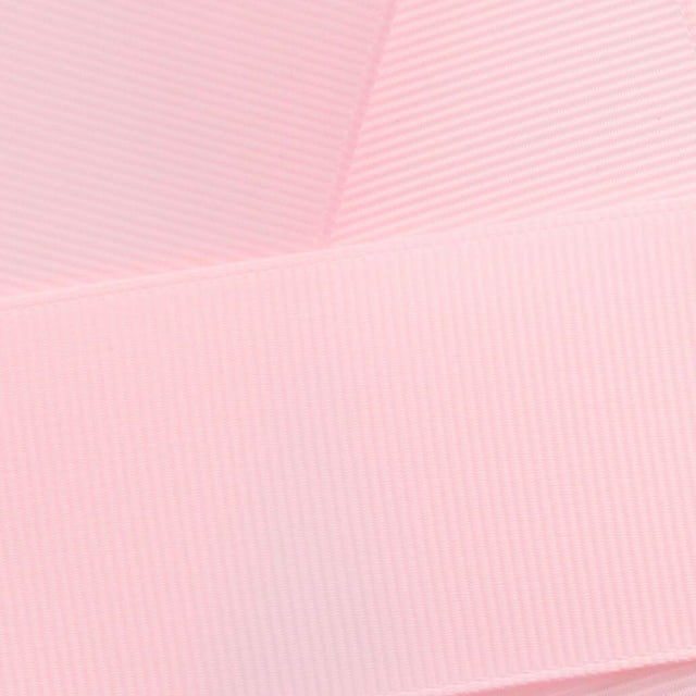 HBC 5/8"Grosgrain Ribbon Solid Light Pink 100 Yard Reel (16mm)