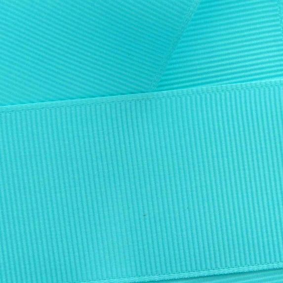 HBC 5/8"Grosgrain Ribbon Solid Light Turquoise 25 Yard Reel (16mm)