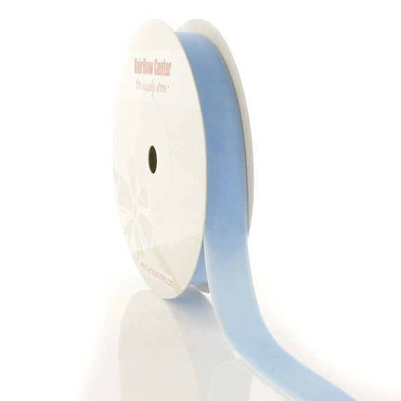 HBC 5/8" Velvet Ribbon 308 Frosty Blue 5 Yard