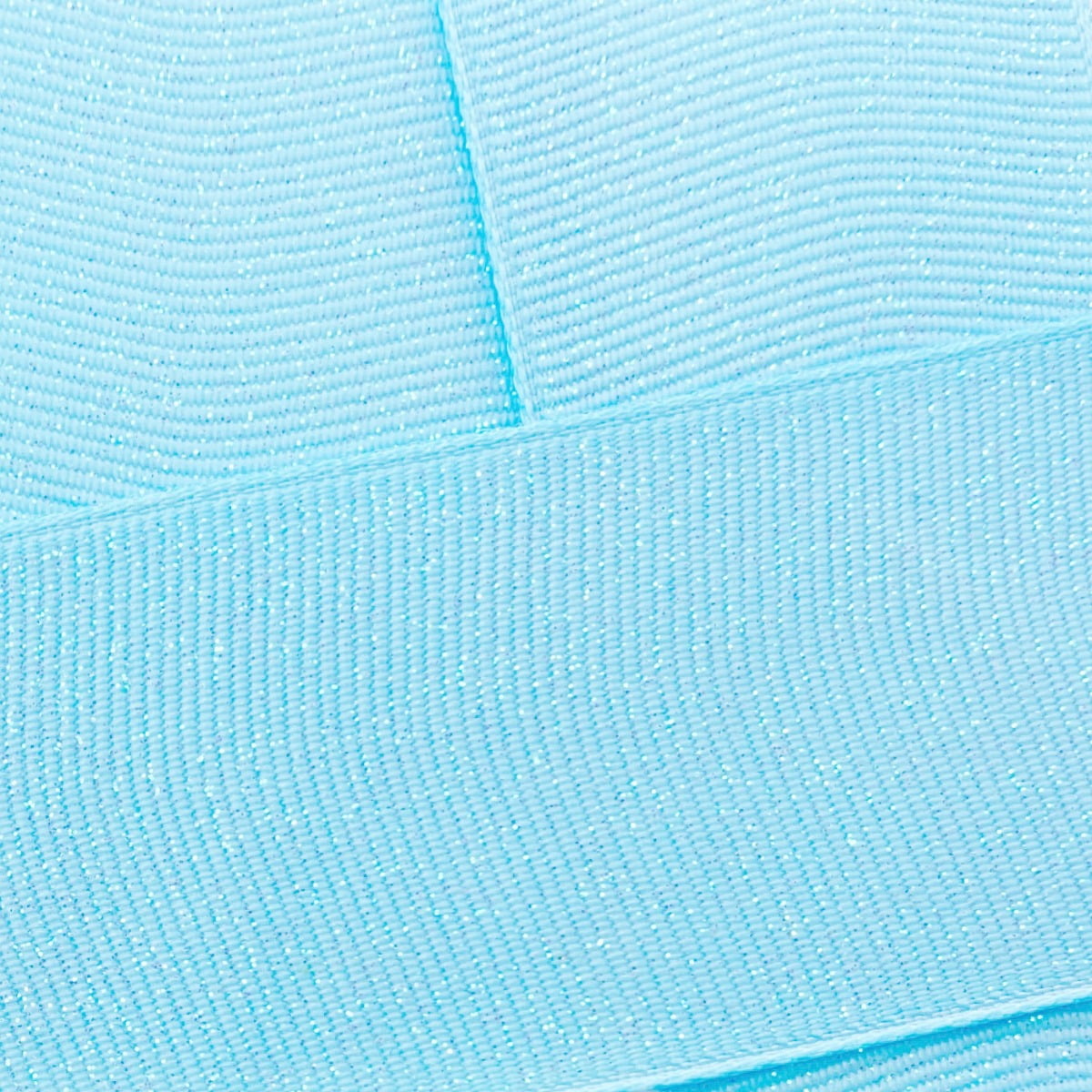 HBC 7/8" Dazzle Glitter Grosgrain Ribbon Light Blue 100 Yard
