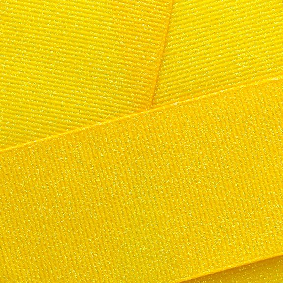 HBC 7/8" Dazzle Glitter Grosgrain Ribbon Yellow 100 Yard