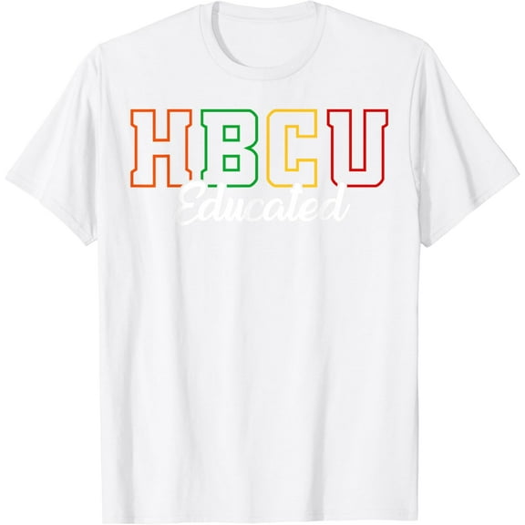 HBCU Educated Grad Historical Black College Alumni School T-Shirt100% cotton