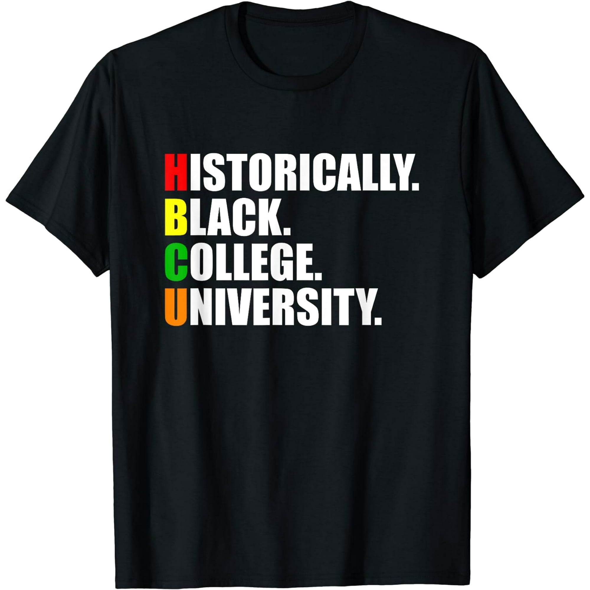 HBCU Historically Black Colleges University Short Sleeve Round Neck ...