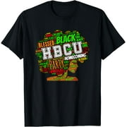 HBCU Homecoming Alumni Afro With Words Women T-Shirt