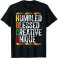 thumbnail image 1 of HBCU Humbled Blessed Creative Unique T-Shirt Historical T-Shirt, 1 of 3