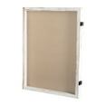 thumbnail image 1 of HBCY Creations 18x24 Whitewash Wood Shadow Box Display Case - Solid Wood with Acrylic Window - Security Latch - For Mementos and Keepsakes, 1 of 9