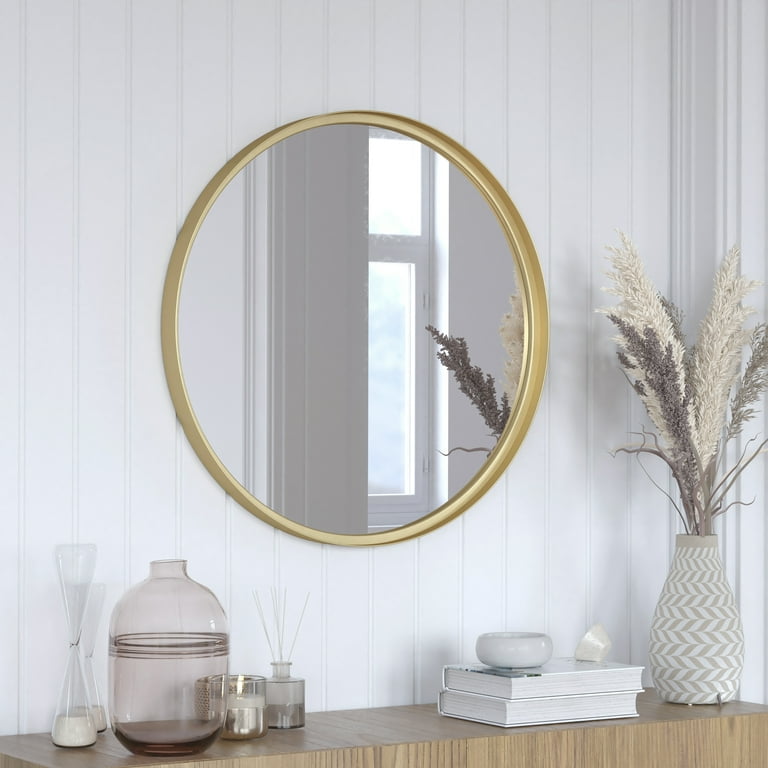Rustic accent mirror online
