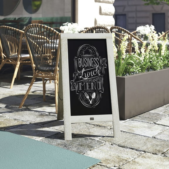 HBCY Creations Magnetic Chalkboard with 8 Chalk Markers, 10 Stencils, 2 Magnets, and Eraser