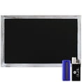thumbnail image 1 of HBCY Creations White Washed Magnetic Wall Chalkboard, Small 11" x 17" Framed Decorative Chalkboard with Eraser - For Kitchen Decor, Weddings, Menus and More!, 1 of 14