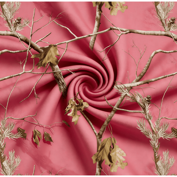 HBDesign 60 Inch Red Camo Satin Fabric by The Yard Red Camouflage Premium Satin Material for DIY Apparel, Home Decor, Upholstery, and Craft Projects(3 yard)