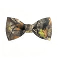 thumbnail image 1 of HBDesign Men's Camo Bow Tie Adjustable Regular Fit for Formal Business & Parties(Light Brown), 1 of 4