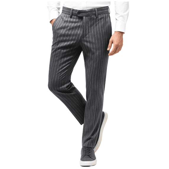 HBDesign Men's Lightweight Striped Summer Pants Quick Dry Breathable Slim Fit