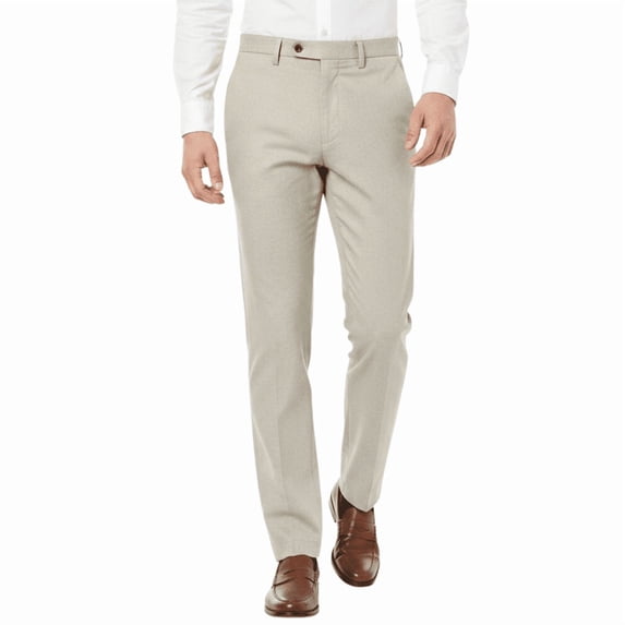 HBDesign Men's Linen Blend Pants, Lightweight Breathable Trousers for Business Daily Wear