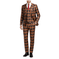 thumbnail image 1 of HBDesign Mens 3 Piece Double Breasted Suit Set, Blazer Vest Pants for Business Party, 1 of 6