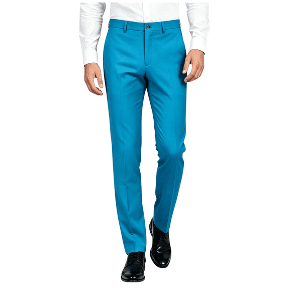 HBDesign Mens All Season Serge Dress Pants Classic Fit Business Formal Work Trousers