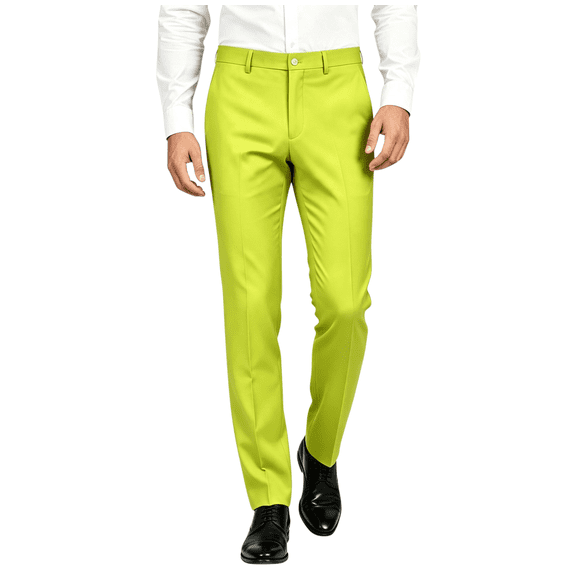 HBDesign Mens All Season Serge Dress Pants Classic Fit Business Formal Work Trousers