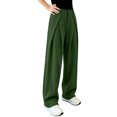 thumbnail image 1 of HBDesign Mens Linen Wide Leg Pants Casual Pleated Summer Breathable Loose Daily Trousers, 1 of 6