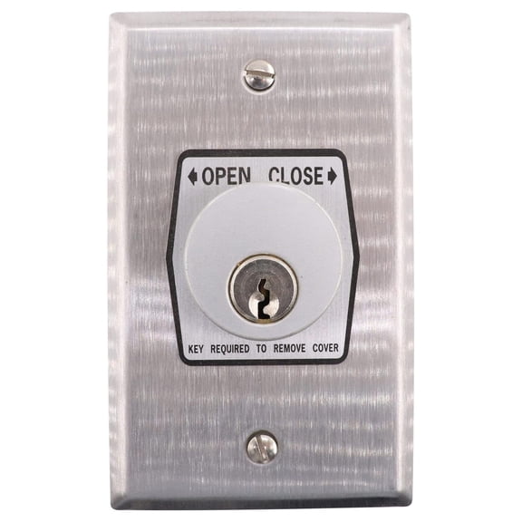 HBF Interior Flush Mount Open-Close Key , Single Gang, NEMA-1