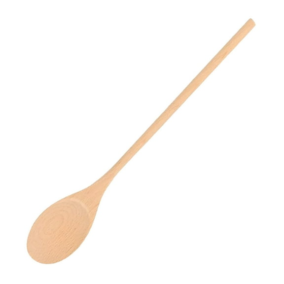 HBFAGFB 12 Inch Long Handle Wooden Spoons for Cooking and Baking Versatile Easy to Apply Yellow