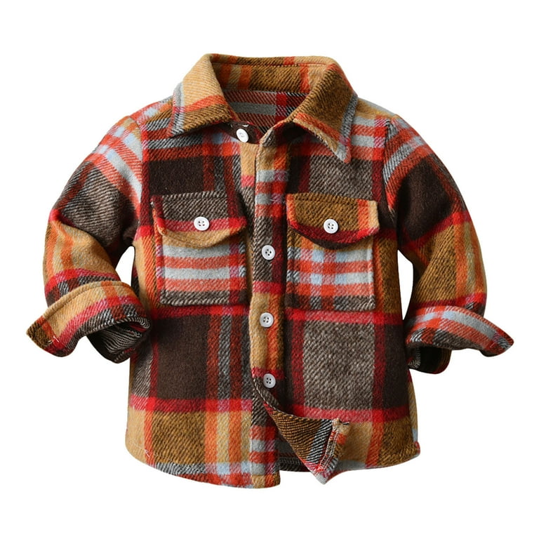 Casual Plaid Patchwork Buckle Turndown Collar Outerwear(4 colors) Casual Plaid Patchwork Buckle Turndown Collar Outerwear(4 colors)