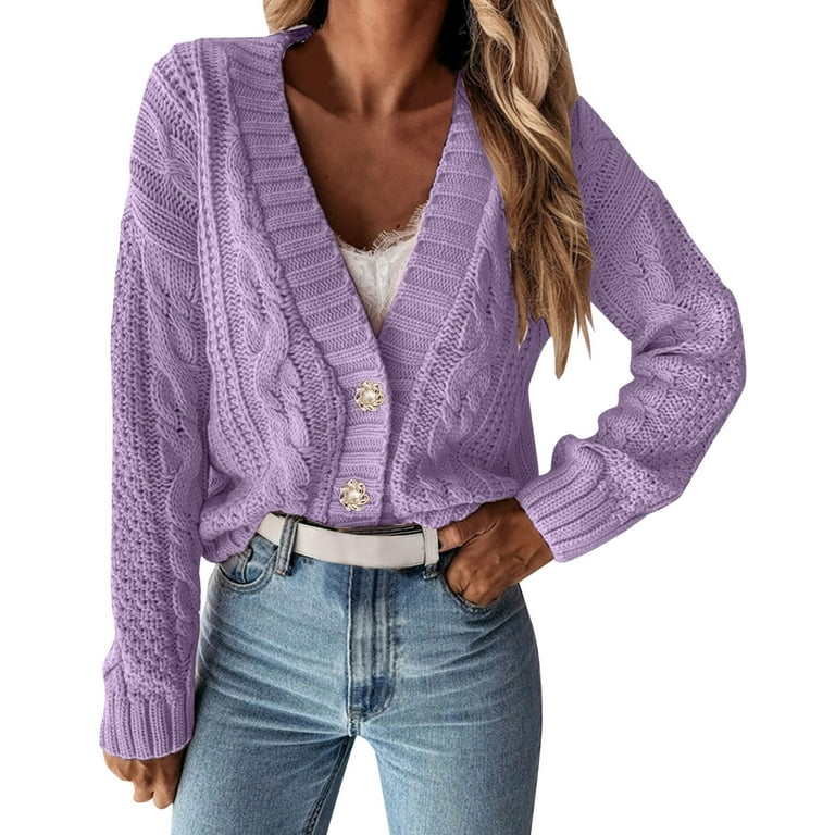 HBFAGFB Cardigan Sweaters for Women Button up V Neck HBFAGFB Cardigan Sweaters for Women Button up V Neck
