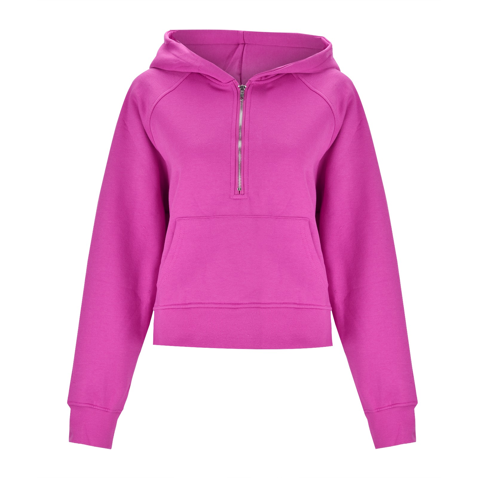HBFAGFB Half Zip Pullover Women Short Fashion Hoodie Tops Casual