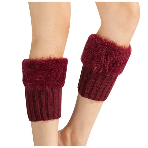 HBFAGFB Leg Warmers for Women Knitted Warm Foot Covers Party Accessories Comfort Boot Socks One Size