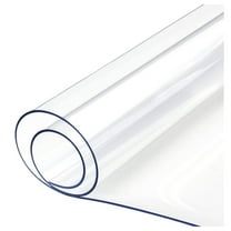 HBFAGFB Placemats Durable Transparent Table Mats Easy to Clean Suitable for Kitchen and Dining Clear One Size