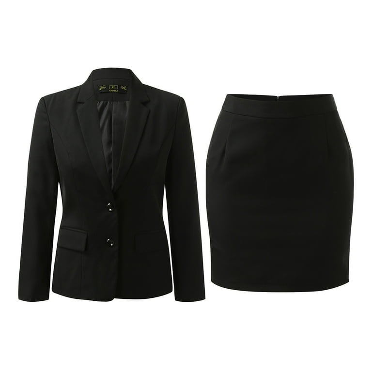 HBFAGFB Suits for Women Piece Outfits Button Business Slim Fit
