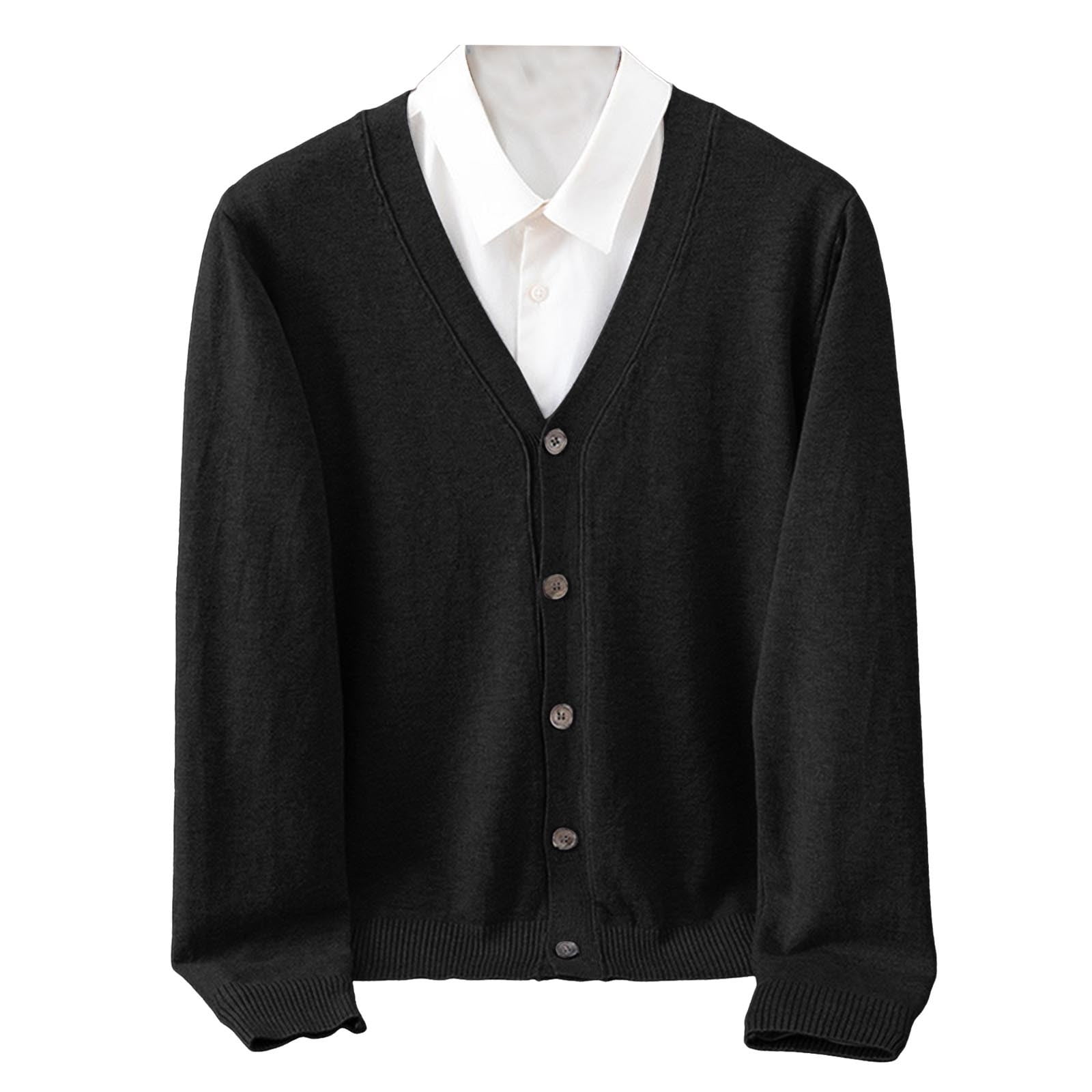 Button-Down Cardigan for Men
