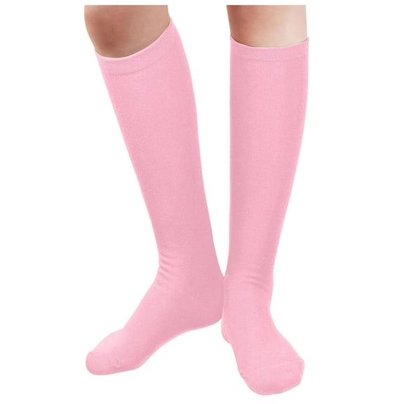 HBFAGFB Women's Knee Socks Versatile Fashion Accessory Girls Softness and Comfort Stockings Pink One Size