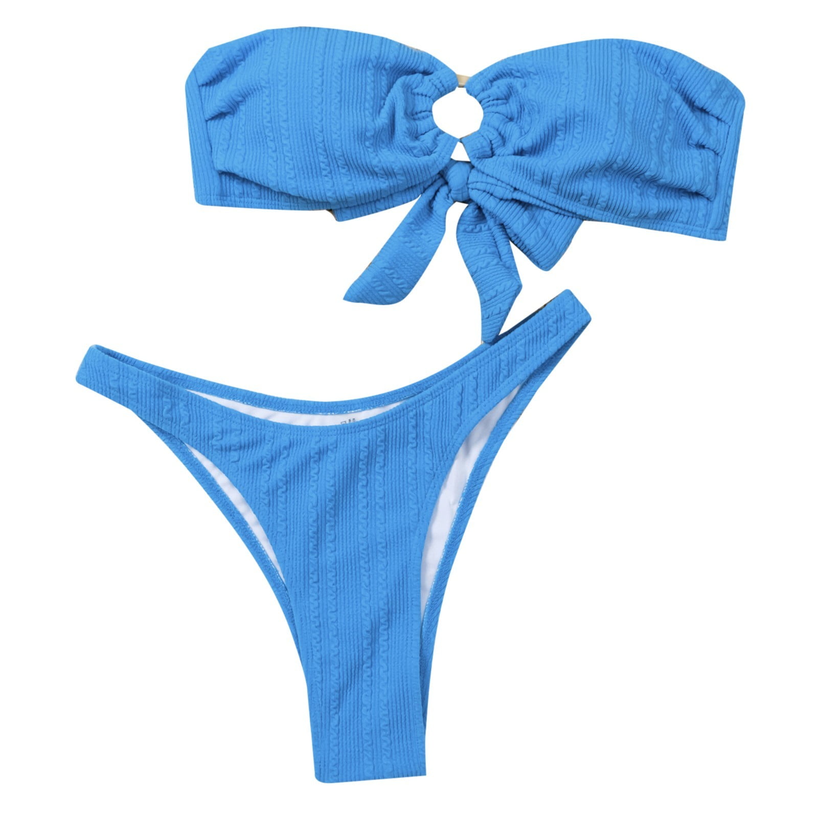 HBFAGFB Women's Strapless Bikini Set Ladies Bathing Suits Tube Top Two