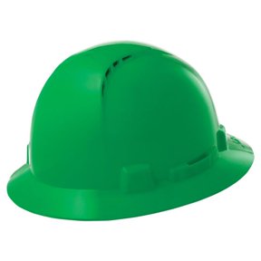 LIFT Safety HDF50C-20GC Fifty 50 Carbon Fiber Full Brim Hard Hat - Ratchet Suspension - Lime Green | Full Source