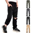 thumbnail image 1 of HBGVBA Boys Hiking Convertible Long Pants,Convertible Hiking Pants Waterproof Lightweight Fast Dry Trousers for Kids Youth Outdoor Adventure Pants, 1 of 5