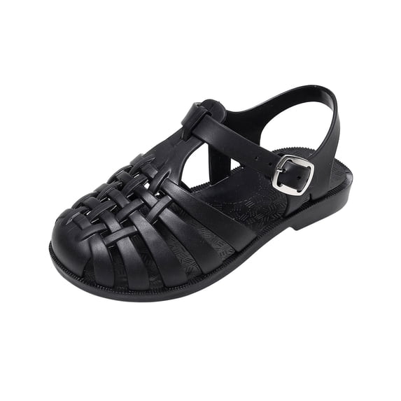 HBGVBA Boys and Girls Beach Water Roman Sandals,Kids Hollow Out Breathable Soft Sole Princess Casual Sandals