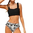 thumbnail image 1 of HBGVBA Girl's Ruffle Tankini,2 Piece Swimsuit Set,Floral Print Breathable Bathing Suits for 6-15 Years Big Summer Beach, 1 of 5
