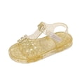 thumbnail image 1 of HBGVBA Girls Jelly Sandals Open-on Toes,Soft Sole Crystal Comfortable Lightweight Princess Style Summer Beach Sandals, 1 of 5