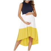Maternity Dresses in Maternity Clothing | Yellow - Walmart.com