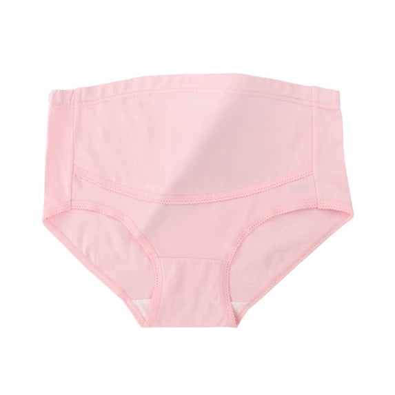 HBGVBA Maternity Cottons Underwears,Plus Size High Waist Solid Color Breathable Support Daily Briefs